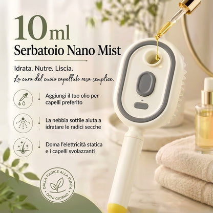 Spazzola Elettrica 3 in 1  - Styling  cura e massaggio in solo gesto