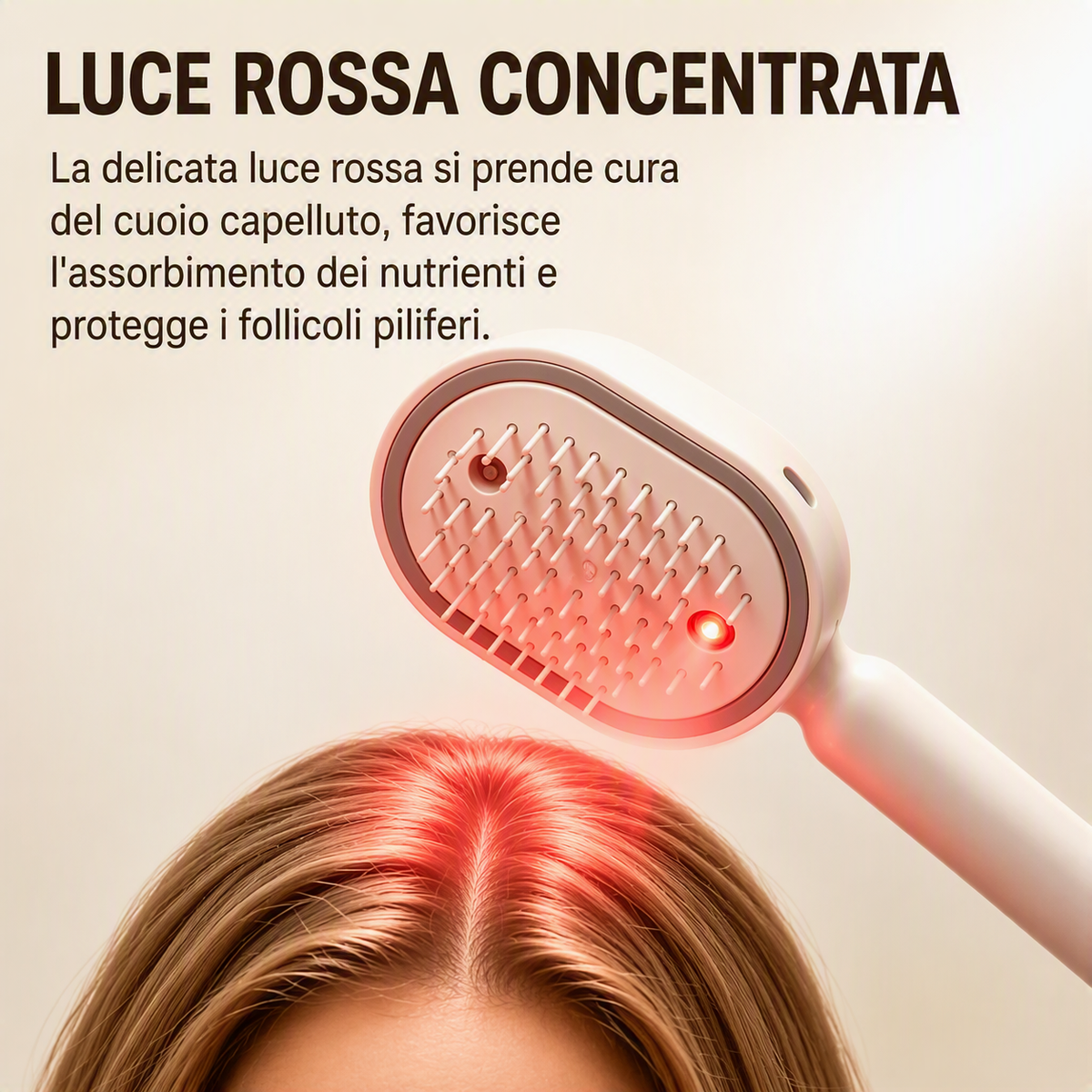 Spazzola Elettrica 3 in 1  - Styling  cura e massaggio in solo gesto